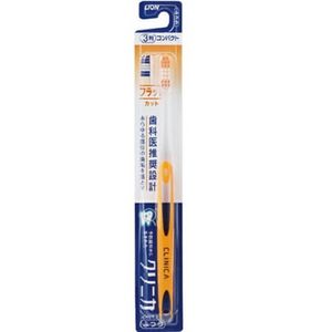 CLINICA Flat Cut Toothbrush Three-row Bristle-type Medium