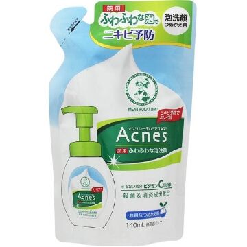 로토제약 멘톨라툼 아크네스 약용 부드러운 거품 세안 리필(140ML)