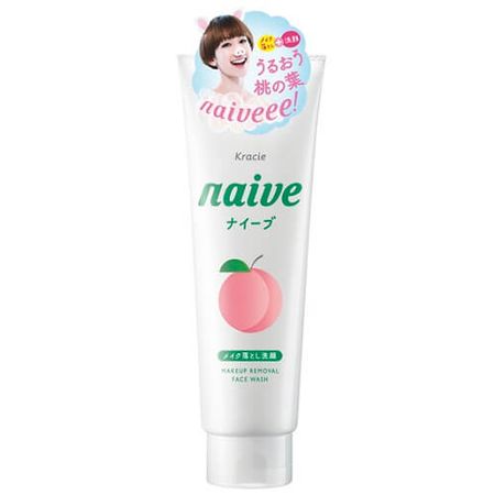 나이브 메이크업 클렌징 폼 복숭아잎 200g