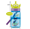 Skater Straw Bottle Die Cut with Straw Alien Toy Story Disney 350ml PBS3STD