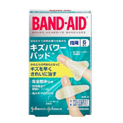 Johnson&Jphnson BAND-AID BAND-AID 超強防水抗菌透明OK繃 (手指用) 6片裝