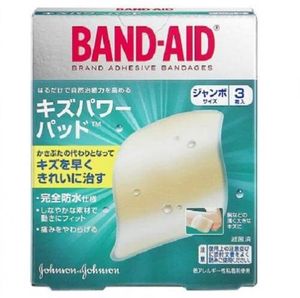 BAND-AID 밴드 에이드 상처 파워 패드 점보 보호용 3장