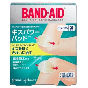 BAND-AID 超強防水抗菌透明OK繃 (肘膝保護貼) 3片裝
