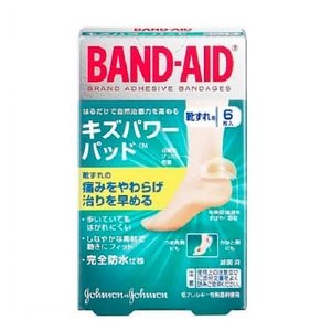 BAND-AID 밴드 에이드 상처 파워 패드 발목 상처용 6장
