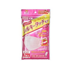 Fitted tee silky touch More small pink