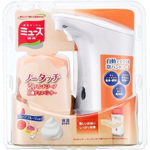 Reckitt Benckiser Japan Muse Earth製藥 MUSE 感應式泡沫給皂機組合 (葡萄柚香)