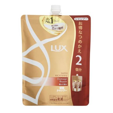 LUX Super Rich Shine Damage Repair Shampoo Refill 660g