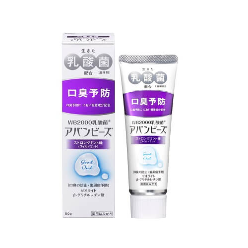 WAKAMOTO / 若元製藥 AvantBise WAKAMOTO 乳酸菌牙膏 超清涼型80g