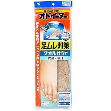 고바야시제약 오도이터 발냄새 방지 타월 타입 (1켤레)