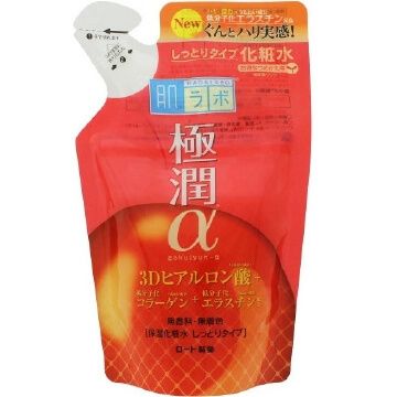Hada Labo Gokujyun Alpha Firming Lotion, Moist Type, Refill, 170ml