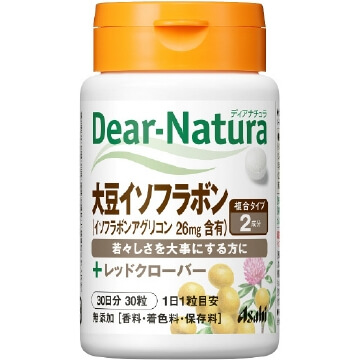 朝日食品集團 Dear Natura Dear-Natura 大豆異黃酮與紅三葉草(30粒)
