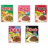 마루미야 후리카케 5종(노리타마, 스키야키, 아지도라쿠, 타라코, 혼카츠오)