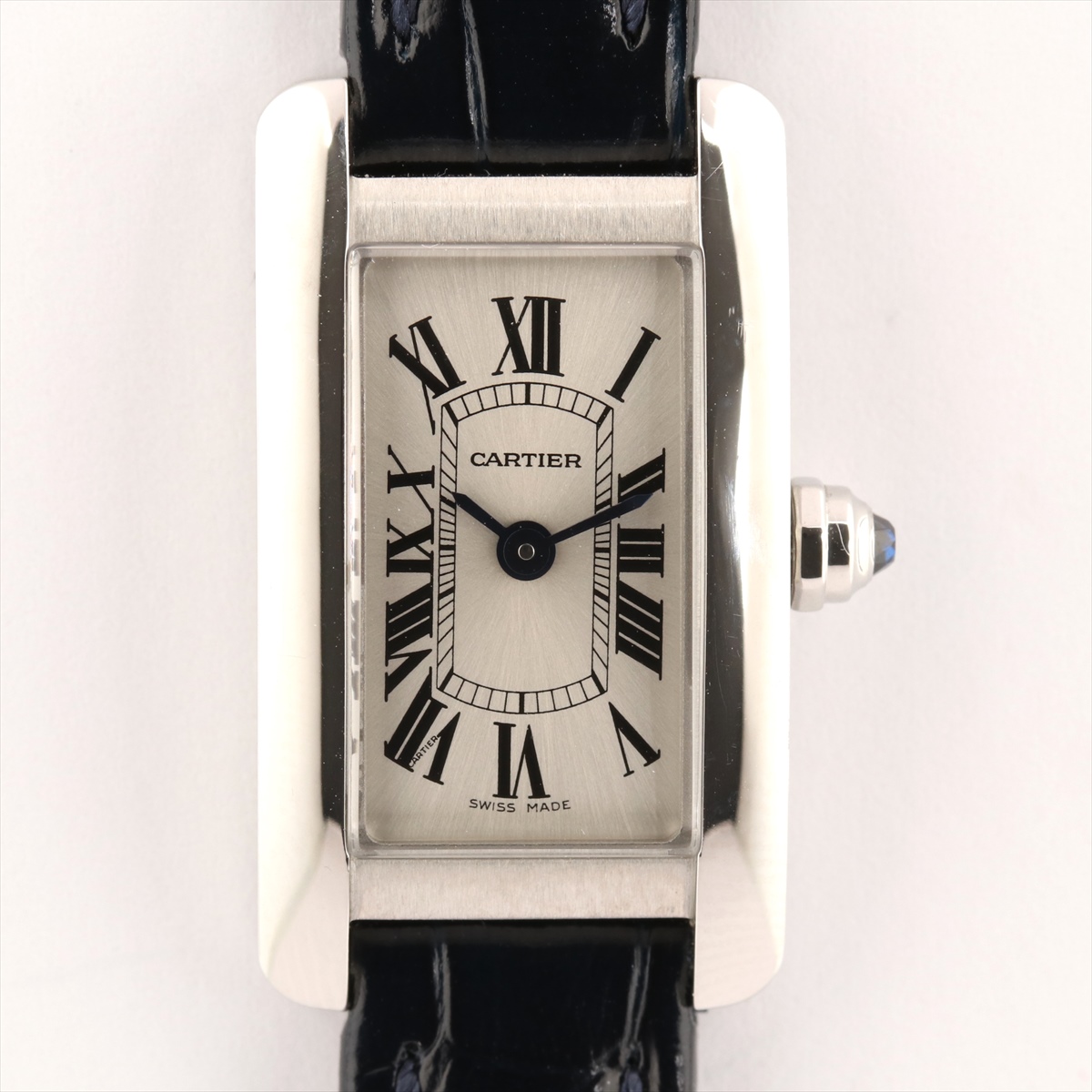 5％OFF】 カルティエ タンクアメリカン WSTA0032 SS×革 QZ 白文字盤 - レディース腕時計