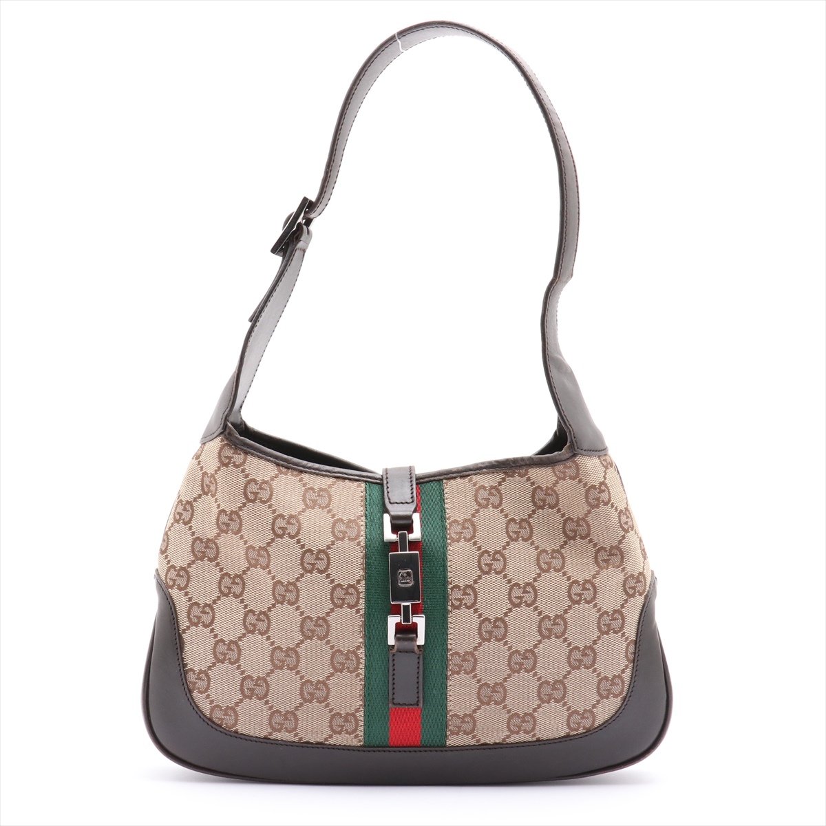 GUCCI ショルダーバッグ_ジャッキー_GGキャンバス/キャンバス/BLK+