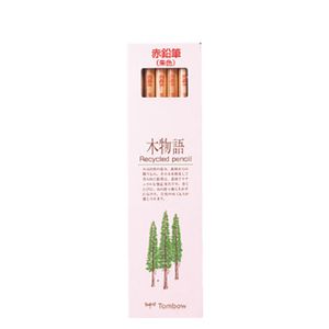 Tombow Pencil red pencil tree story (round shaft) CV-REAV 00036852 × 3 set