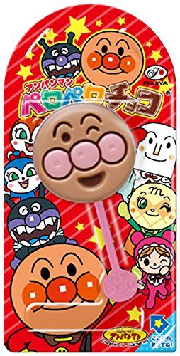 不二家 1本アンパンマンペロペロチョコ 12個セット ドコデモ