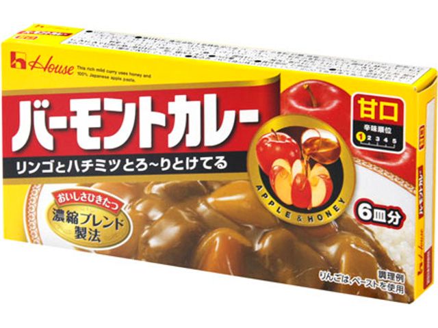 ハウス バーモントカレー 甘口 115g x10個セット ｜ ドコデモ