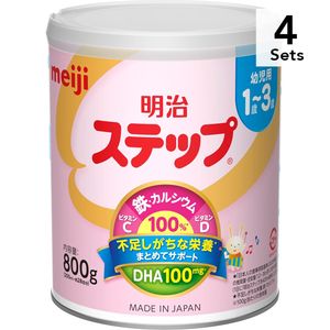 【4罐组合】meiji明治 第二阶段奶粉(1~3岁) 新包装 800g
