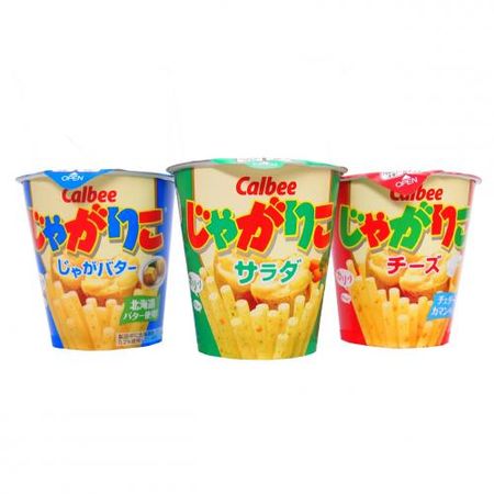 자가리코 60g × 3개 세트(샐러드맛・감자버터맛・치즈맛)