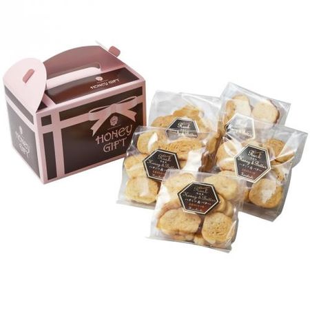 꿀 전문점 카노하치 꿀 선물세트 꿀 라스크 꿀 진저 풍미(70g×5봉) 세트