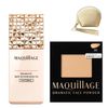 Maquillage Dramatic Skin Sensor Base & Face Powder Set (Natural & 30 Skinny Beige) with mini pouch