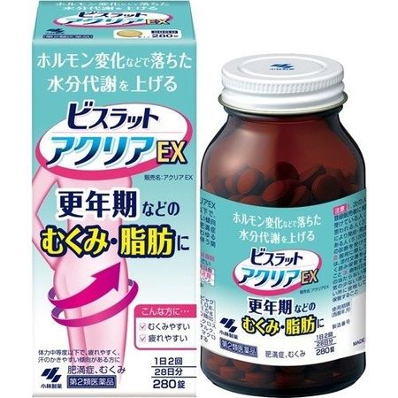 【限量特價】小林製藥Bislat Aclear EX 改善更年期虛胖、水腫 280錠【第2類醫藥品】