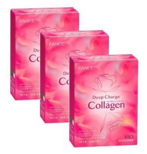 New FANCL deep charge collagen stick jelly about 30 days (economical set of 3)