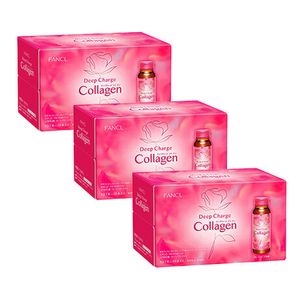 New FANCL deep charge collagen drink about 30 days (economical set of 3)