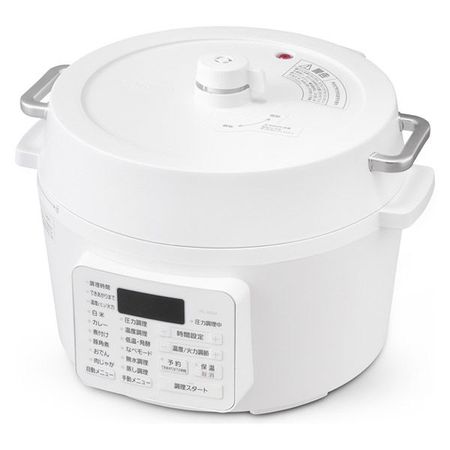 [Quantity limited price] Iris Oyama Electric Pressure Cooker PC-MA4-W White 4.0L (With Original Recipe Book)