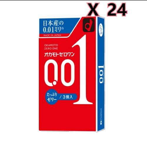 岡本 Okamoto Zero-WaN充足的果凍（包括3件）24件套裝