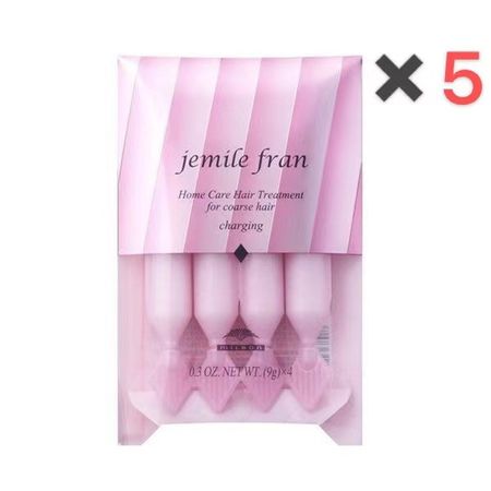 밀본 살롱 트리트먼트 다이아 차징 일반~굵은 모발용 9g×4개입 5세트