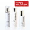 Basic anti-aging skin repair item: Placenta 3-piece set (lotion + M cream + serum)