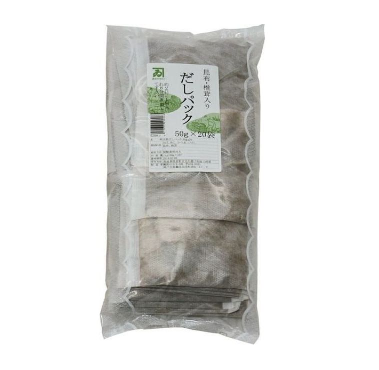 乾貨店的力量：高湯包，無添加劑，100%天然成分，鯖魚，竹莢魚，沙丁魚，鰹魚，海帶，香菇，乾鰹魚片，1kg（50g x 20包）