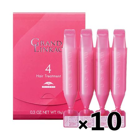 【10個セット 特価】ミルボン グランドリンケージ 4 ヘアトリートメント (9g×4本入) さらさらタイプ (軟毛向け)