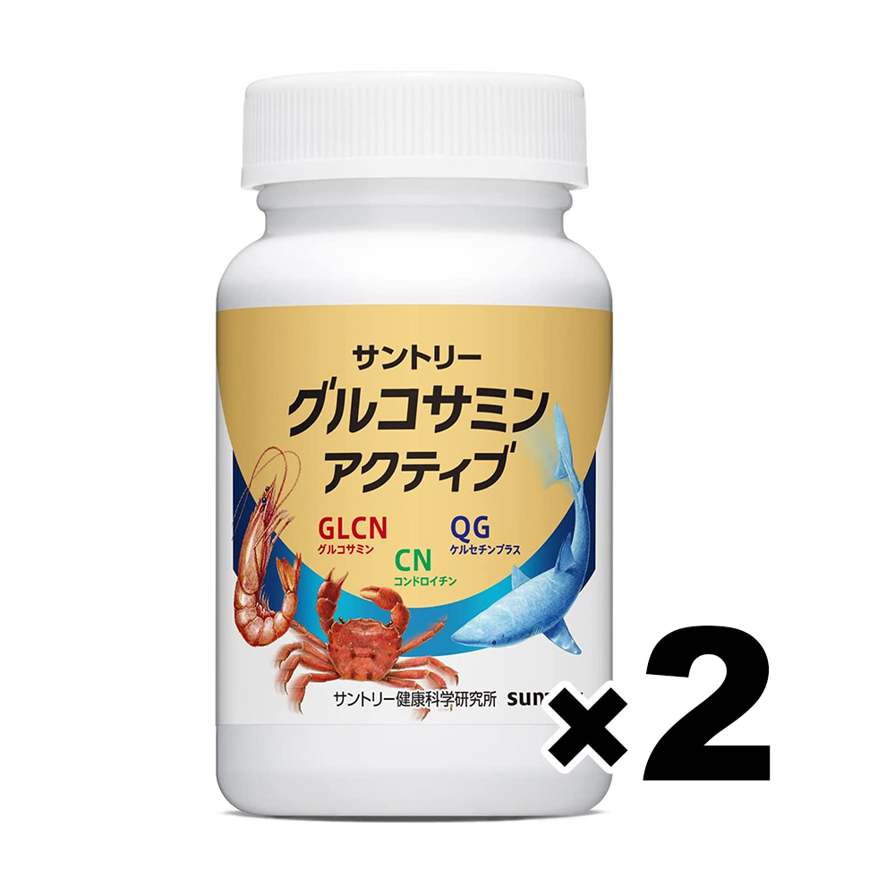 Set of 2] SUNTORY Glucosamine Active (functional display food) 180 ...