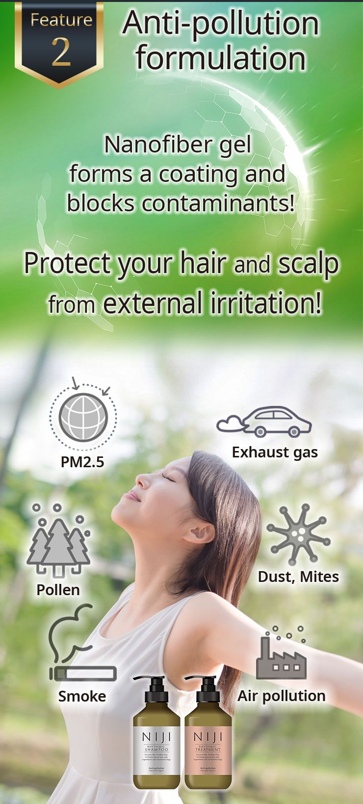 [Great Value Set] NIJI Rhythmic Shampoo & Treatment