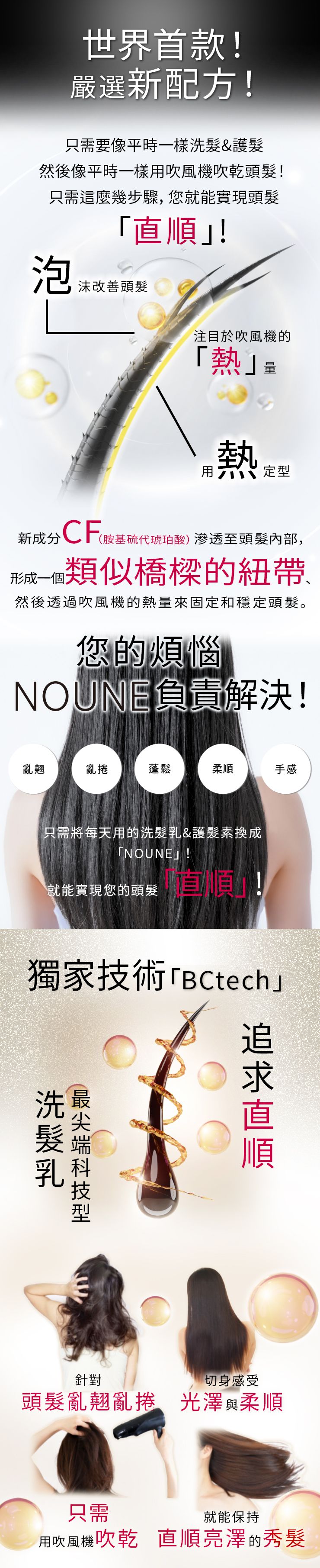 【限量特價】NIJI NOUNE 直順洗髮精 400ml