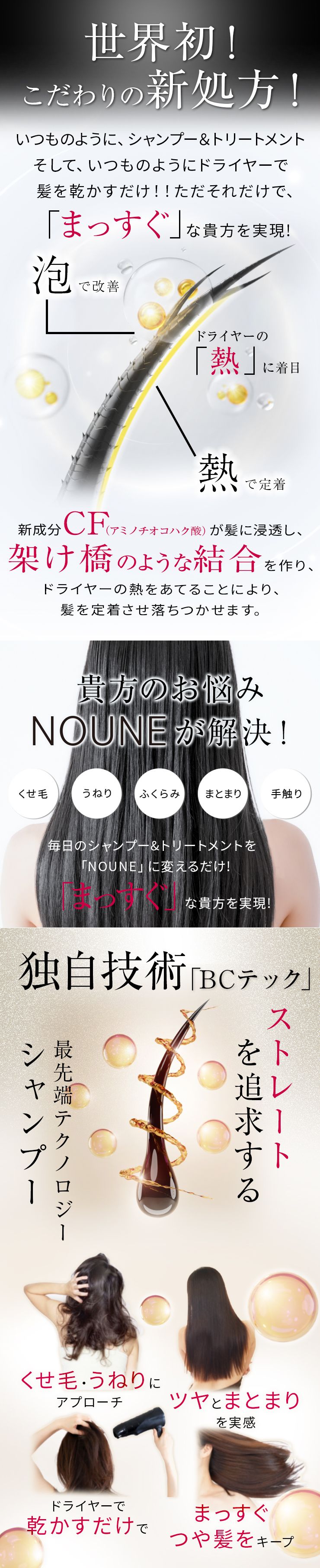 【数量限定価格】NOUNE ストレートトリートメント 400ml