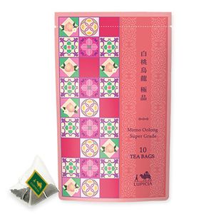 白色桃子龍龍鑼-10茶袋有限的設計包