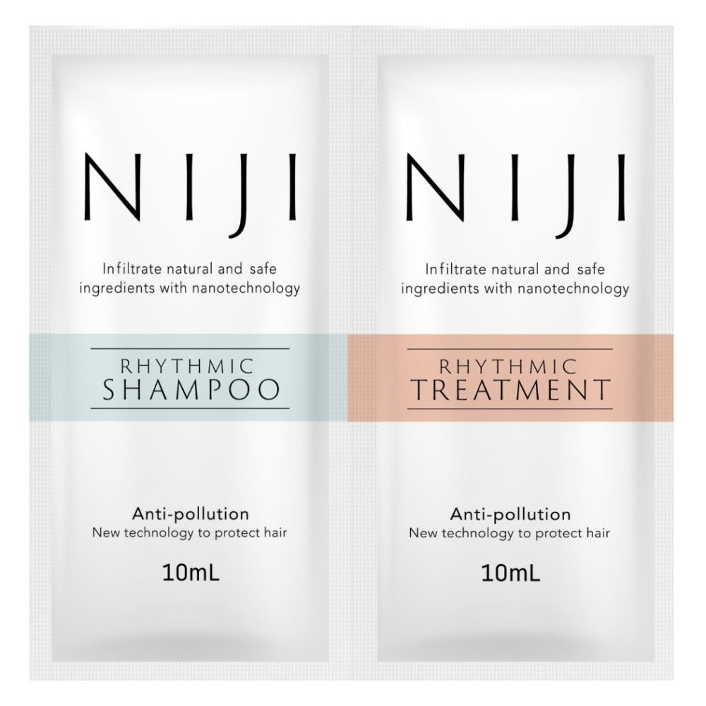 [Limited quantity price] [Trial] NIJI Rhythmic Shampoo & Treatment 10mL each