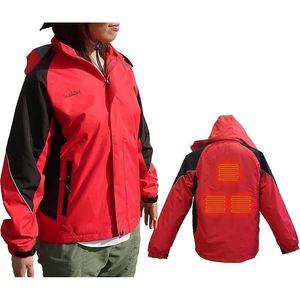 LANDFIELD Landfield Electric Heat Jacket 3WAY Speed ​​Up to 50 ℃ Heater Jacket XL Size Red LF-HJ010-XL-RD