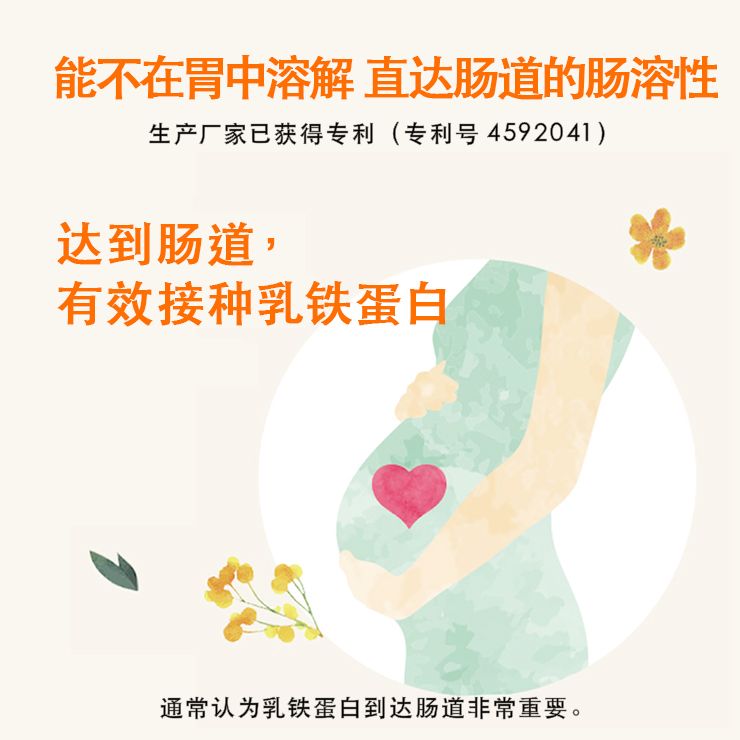 基于女性菌群的乳铁蛋白，90片