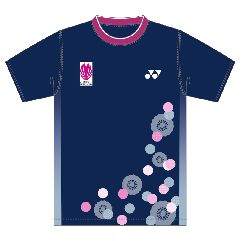 再春館製藥所 YONEX Saishunkan Badminton統一複製品2022 T-襯衫