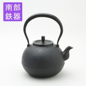Oshu Nanb​​u鐵瓶日本傳統工藝圓形皮膚（小）0.7L Noriyuki Shimono