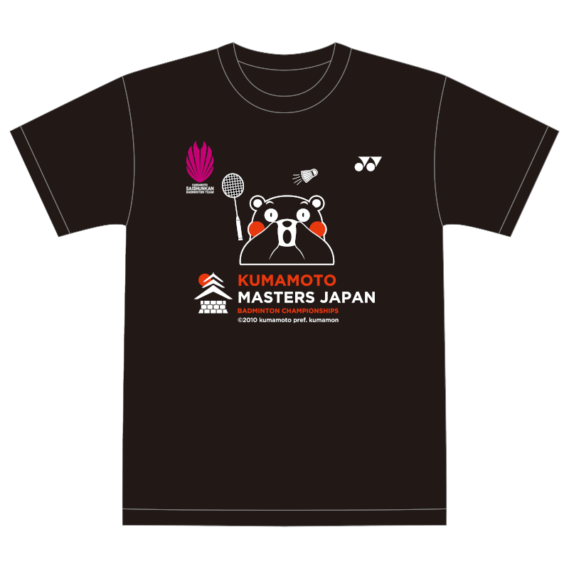 再春館製藥所 YONEX Saishunkan Badminton Kumamoto Master Japan Japan Kamon T襯衫