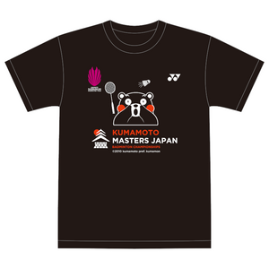 Saishunkan羽毛球Kumamoto Master Japan Japan Kamon T衬衫