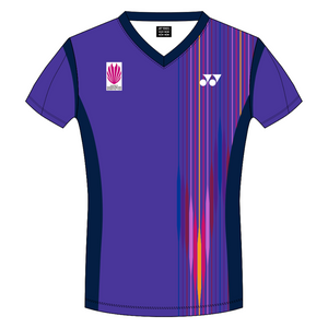 Saishunkan Seiyakusho 羽毛球服複製品 2024 T 卹紫色