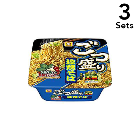[Limited Quantity Price] [Set of 3] Maruchan Gotsumori Shio-yaki Soba