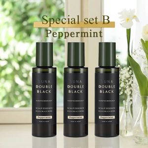 【스페셜 세트 B】SUNA 스칼프 에센스 더블 블랙 슈퍼 100ml × 3