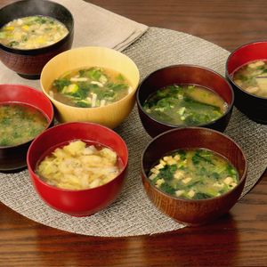 Miso soup (7 types) 10-meal set for body happiness